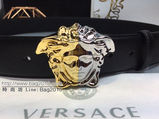 VERSVE高端男士皮帶 範思哲Versace美杜莎頭像皮帶  jjp2081